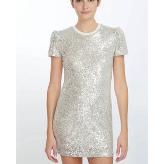 Generation Love - Donna Sequin Puff Sleeve Mini Dress