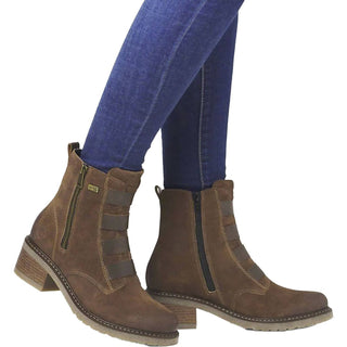 Remonte - Women's Zip Up Leather Boots