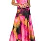 Beate Heymann - Wild Abstract Satin Maxi Skirt