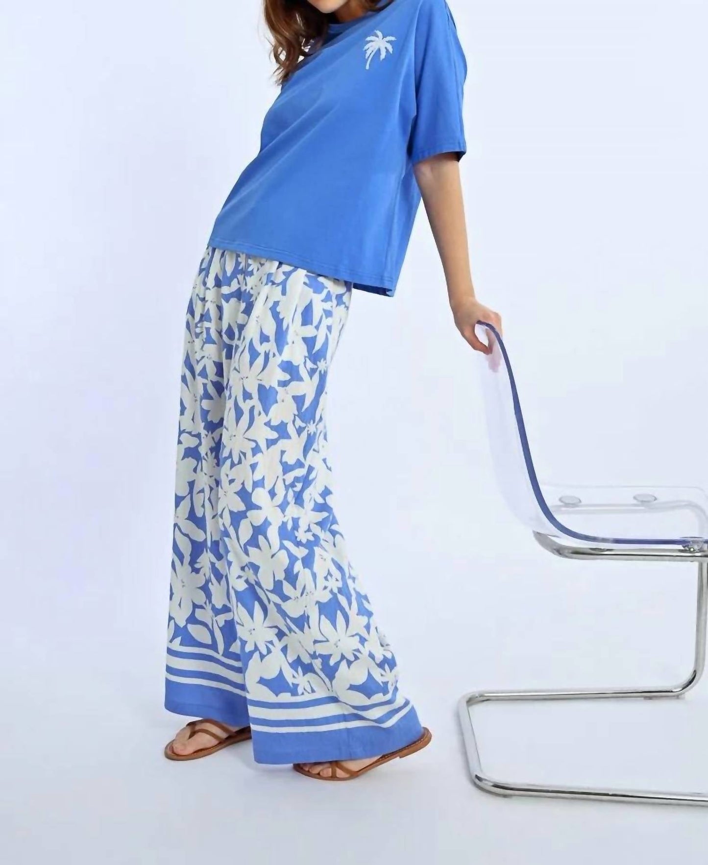 Molly Bracken - Printed Wide Pants