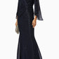 Talbot Runhof - Conley 2 Midnight Pleats Long Dress