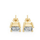 Aamiaa - Women's Princess Shape 4 Prong Push Back Studs