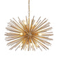 29" Mid-Century Modern 12-Light Starburst Chandelier