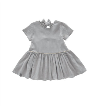 Omamimini - Girls' Hi-Low Drop Waist Dress
