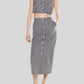 Frame - A-line Silhouette Midi Skirt