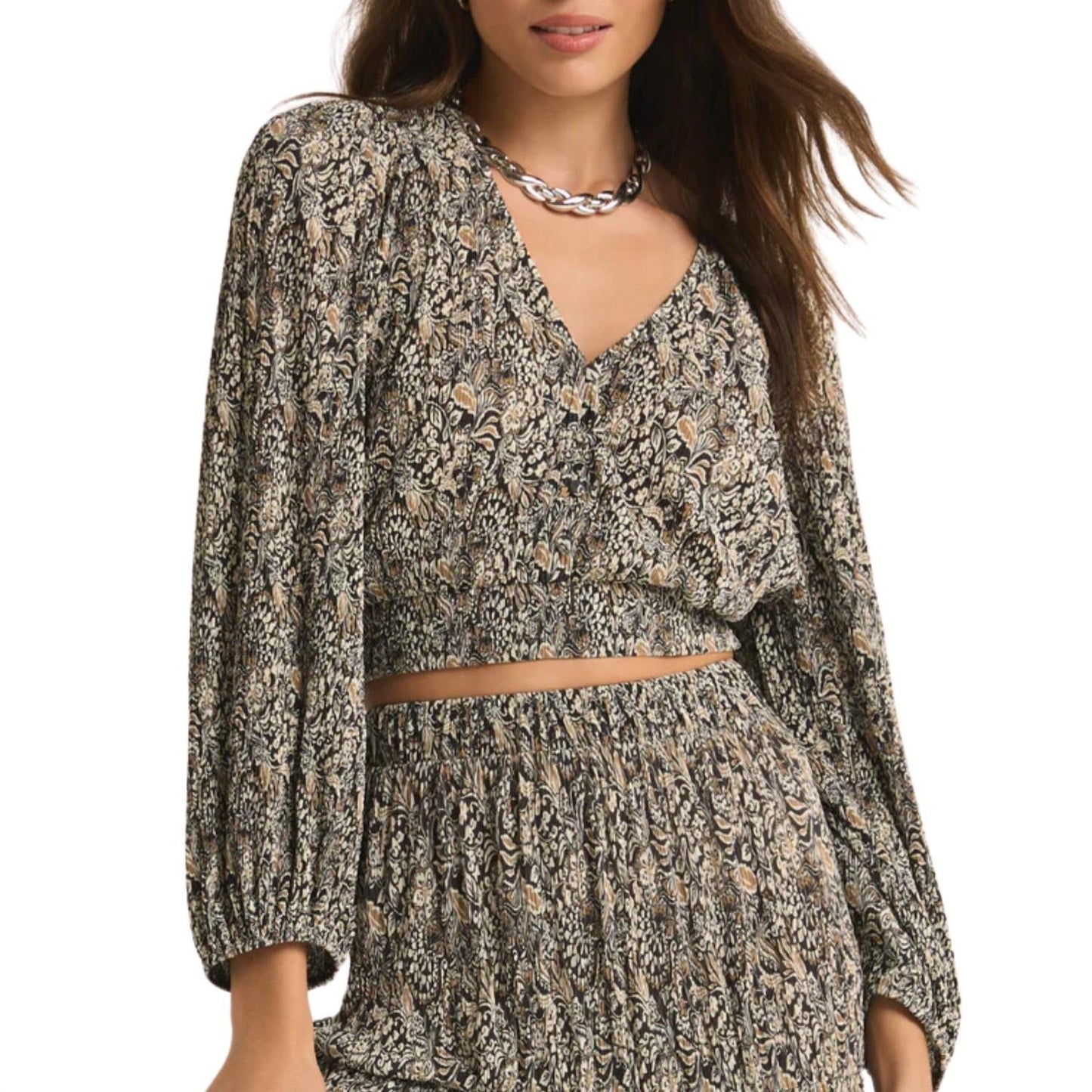 Z Supply - Women's Isidora Reva Block Crop Top