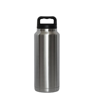 Creative Gifts International - Stainless Steel Twist-Off Cap Water Bottle