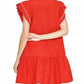 Umgee - Erica Scallop Mini Dress
