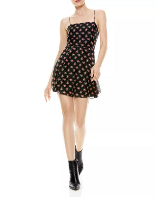 Alice + Olivia - Glinda Floral Print Mini Dress