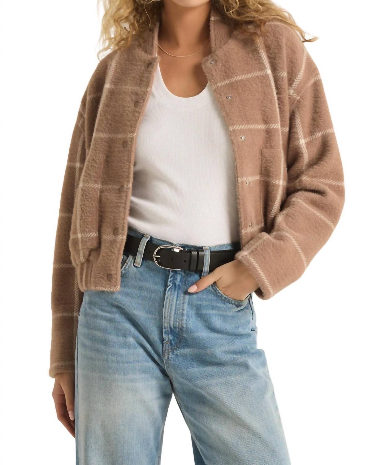 Z Supply - Lex Plaid Bomber Jacket