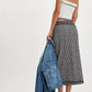 Free People - Free People Penelope Gingham Midi Skirt