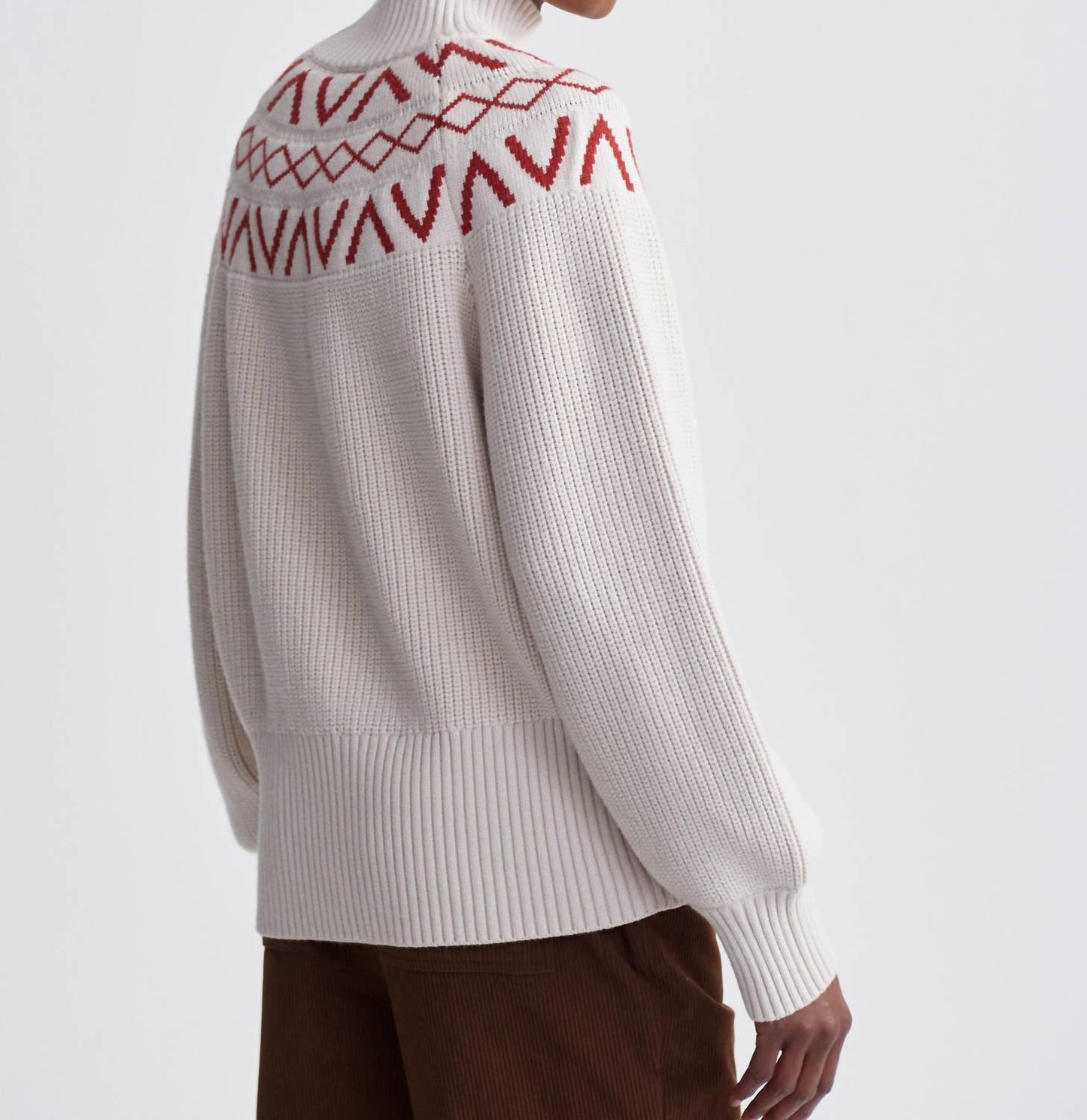 Varley - Marcie Fairisle Yoke Knit Sweater