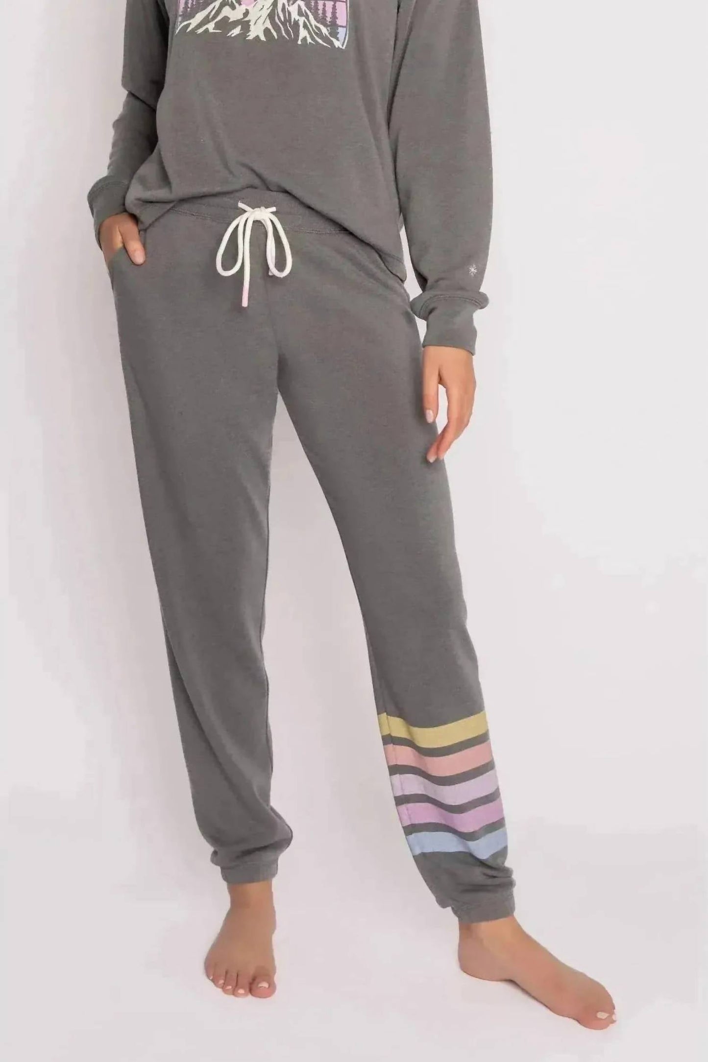 Pj Salvage - Mountain Love Cozy Fleece Jogger