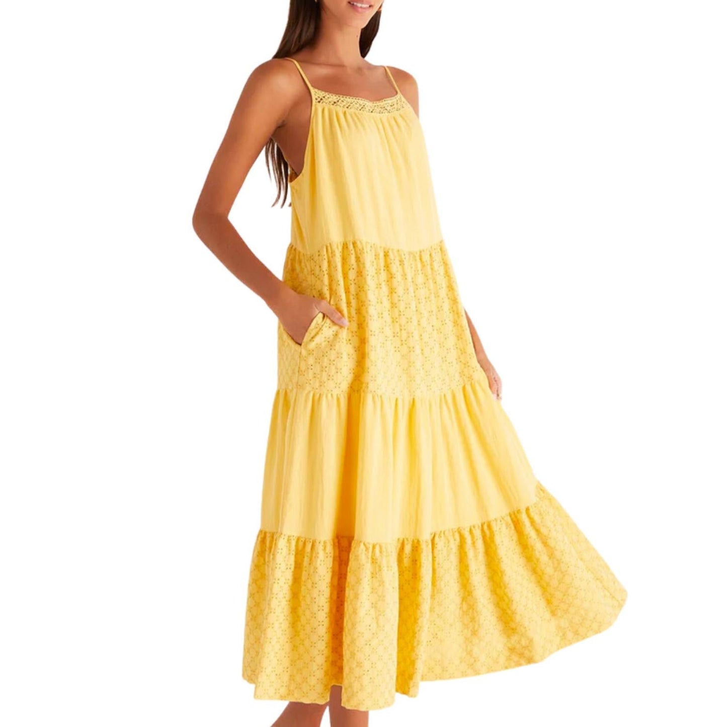 Z Supply - DALILAH EYELET MIDI DRESS