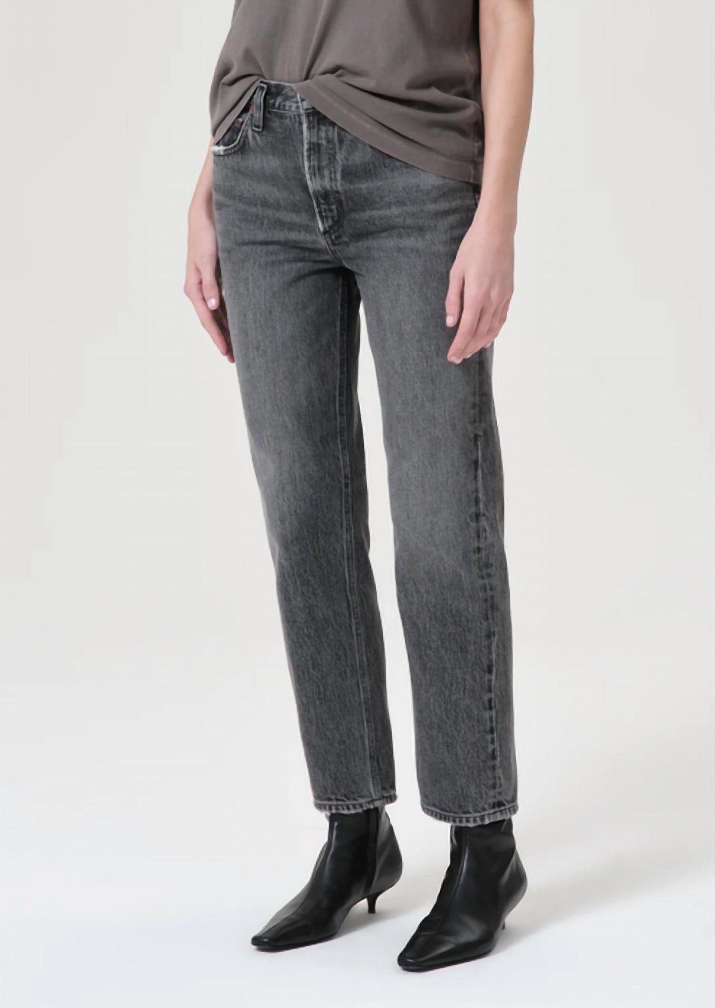 Agolde - Valen Mid-rise Vintage Straight Jean