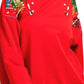 Bibi - Sequin Christmas Balls Embroidered Sweatshirt