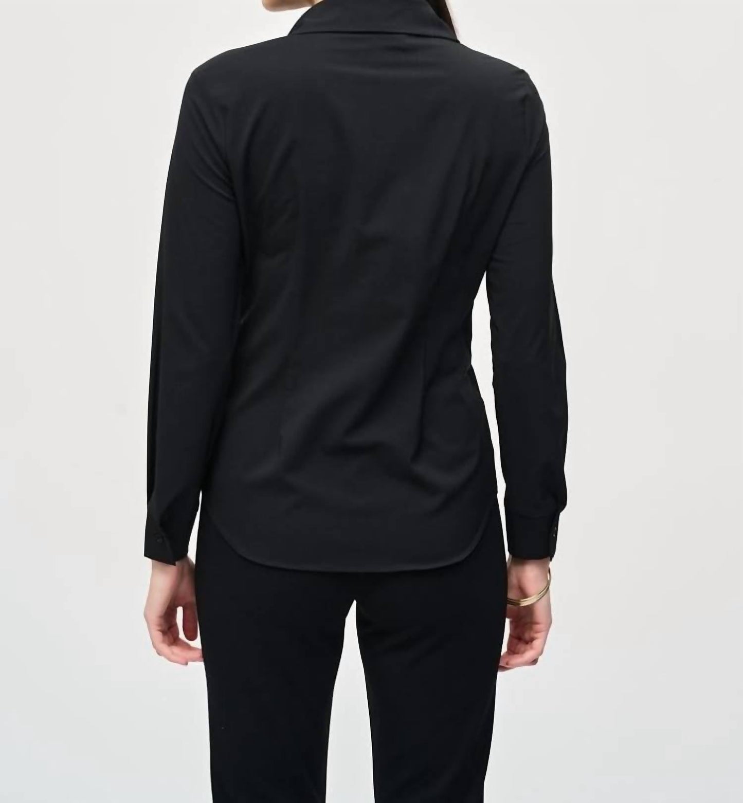 Joseph Ribkoff - Stretch Woven Wrap Blouse