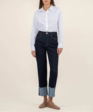 Kut From The Kloth - Fay High Rise Straight Leg Jeans