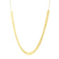 14k Yellow Gold Polished Heart Link Chain Necklace