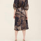 Grade & Gather - Blossom Sleeves Printed Dress