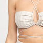 Significant Other - Zola Striped Halter Top