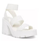 Steve Madden - Round Toe Strappy Lug Platform Sandals