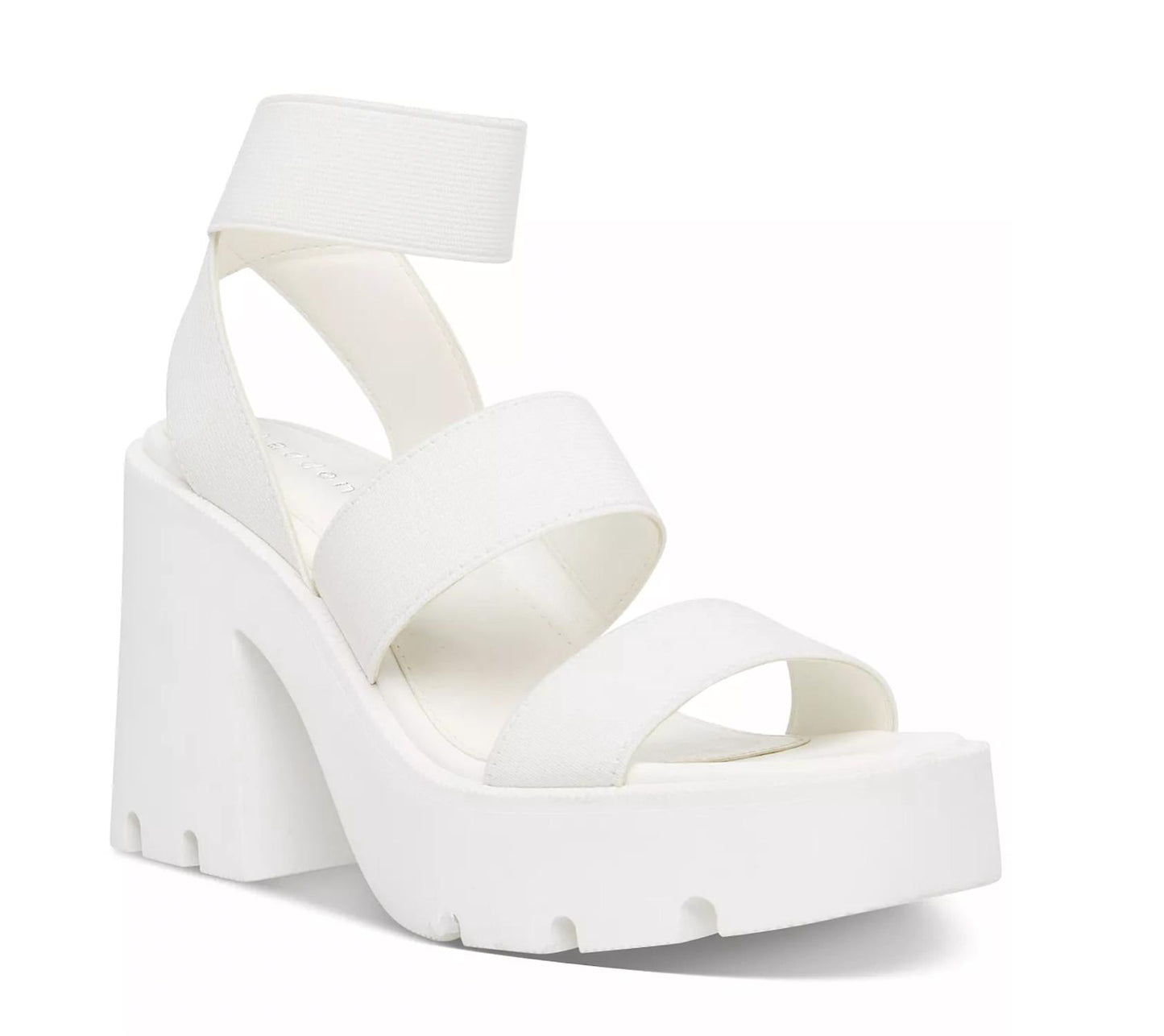 Steve Madden - Round Toe Strappy Lug Platform Sandals