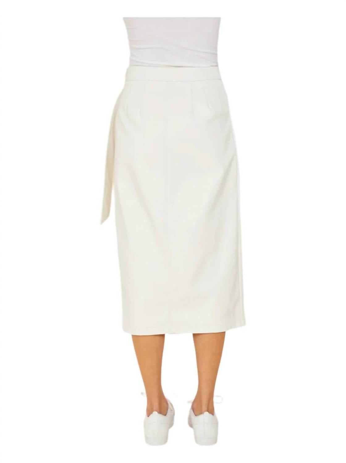 Dolce Cabo - Vegan Leather Wrap Skirt