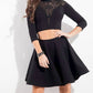 Rachel Allan - Lace And Jersey Two-piece Cocktail Dress