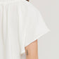 Entro - Ruffled Flutter Sleeve Blouse