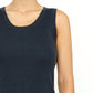 7115 By Szeki - Linen Scoop Neck Knit Tank Top