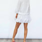 2.7 August Apparel - English Factory Layered Shirt Dress