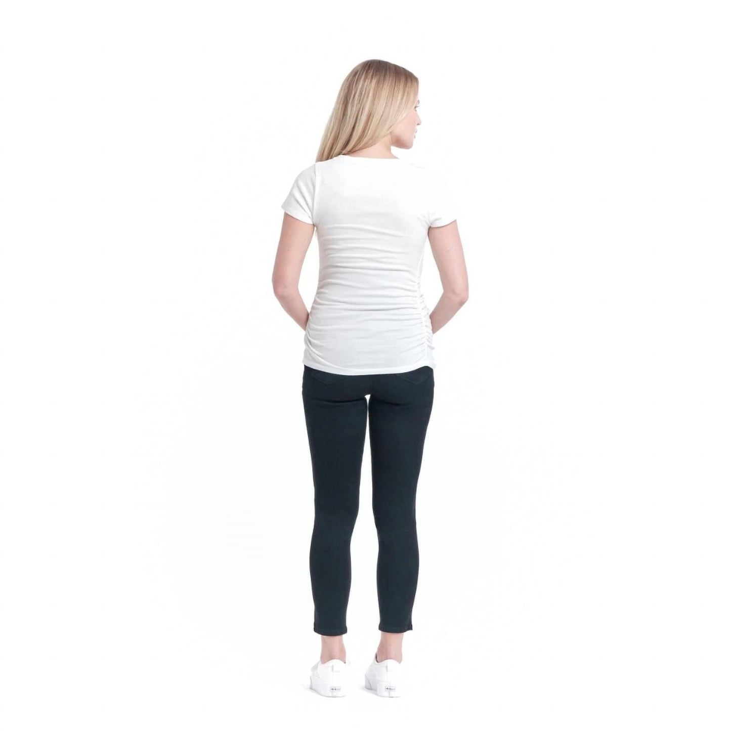 1822 Denim - Maternity 32" Butter Skinny Jeans with Belly Band