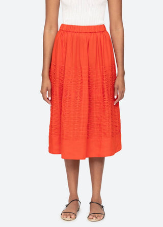 Sea - Zora Pleated Midi Skirt