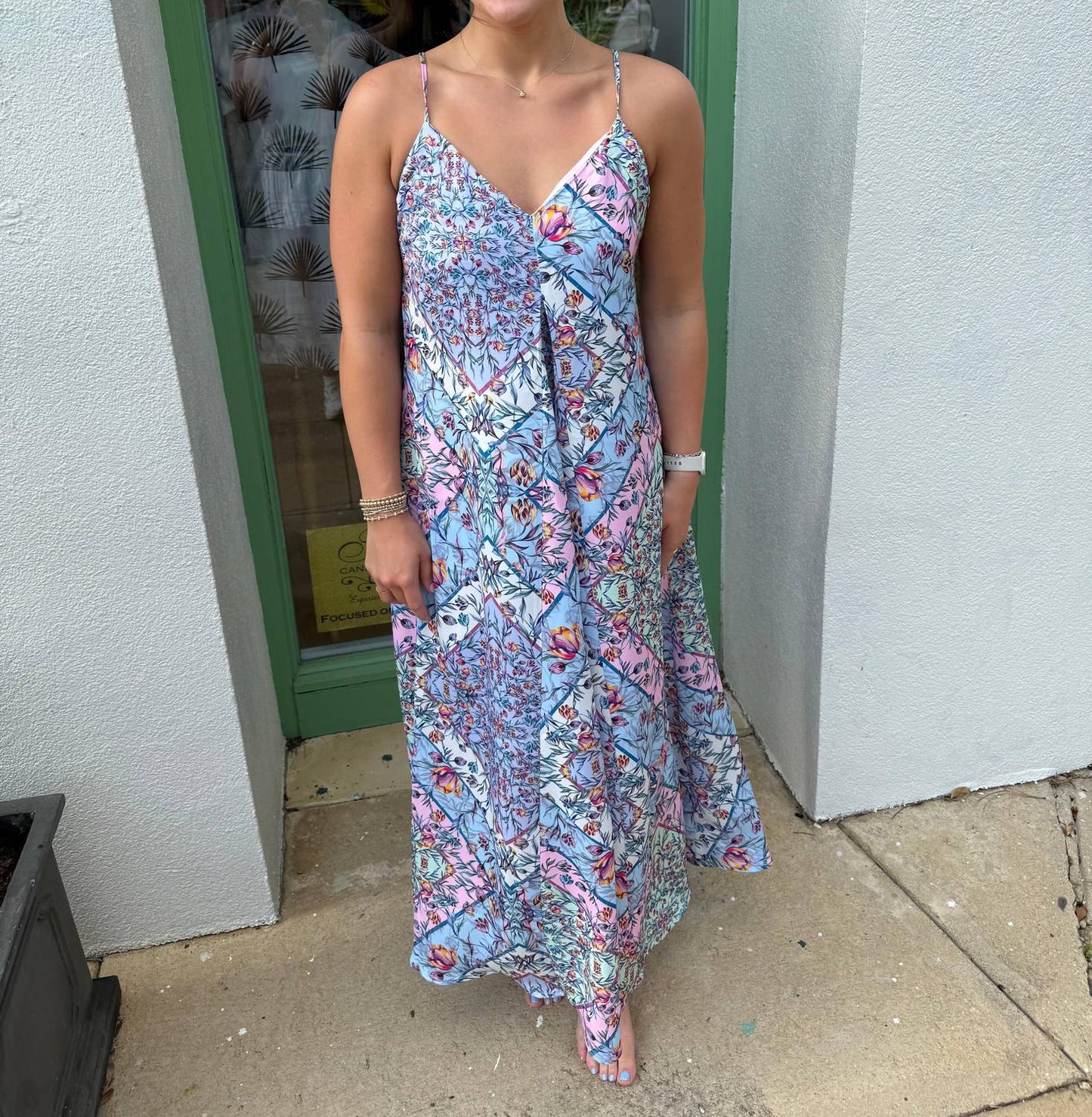 Steve Madden - Petal Paisley Chase Maxi Dress