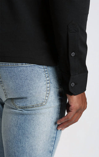 Jachs New York - Luxe Cotton Long Sleeve Polo Shirt