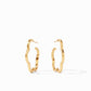 Julie Vos - Gardenia Hoop Earring