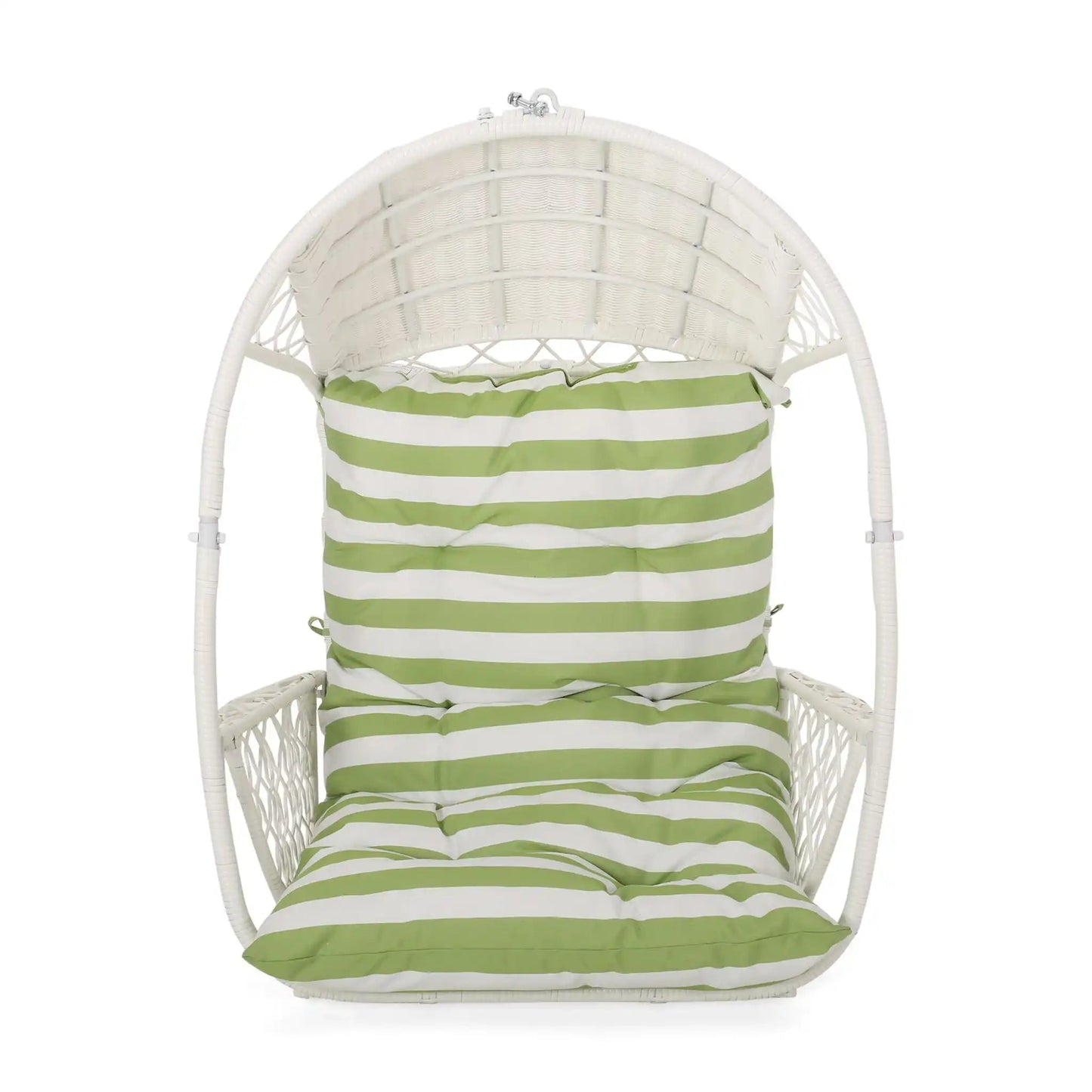 Malia Wicker Hanging Chair With Cushion