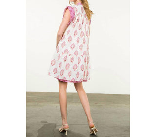 Thml - Sleeveless Pintuck Floral Print Dress