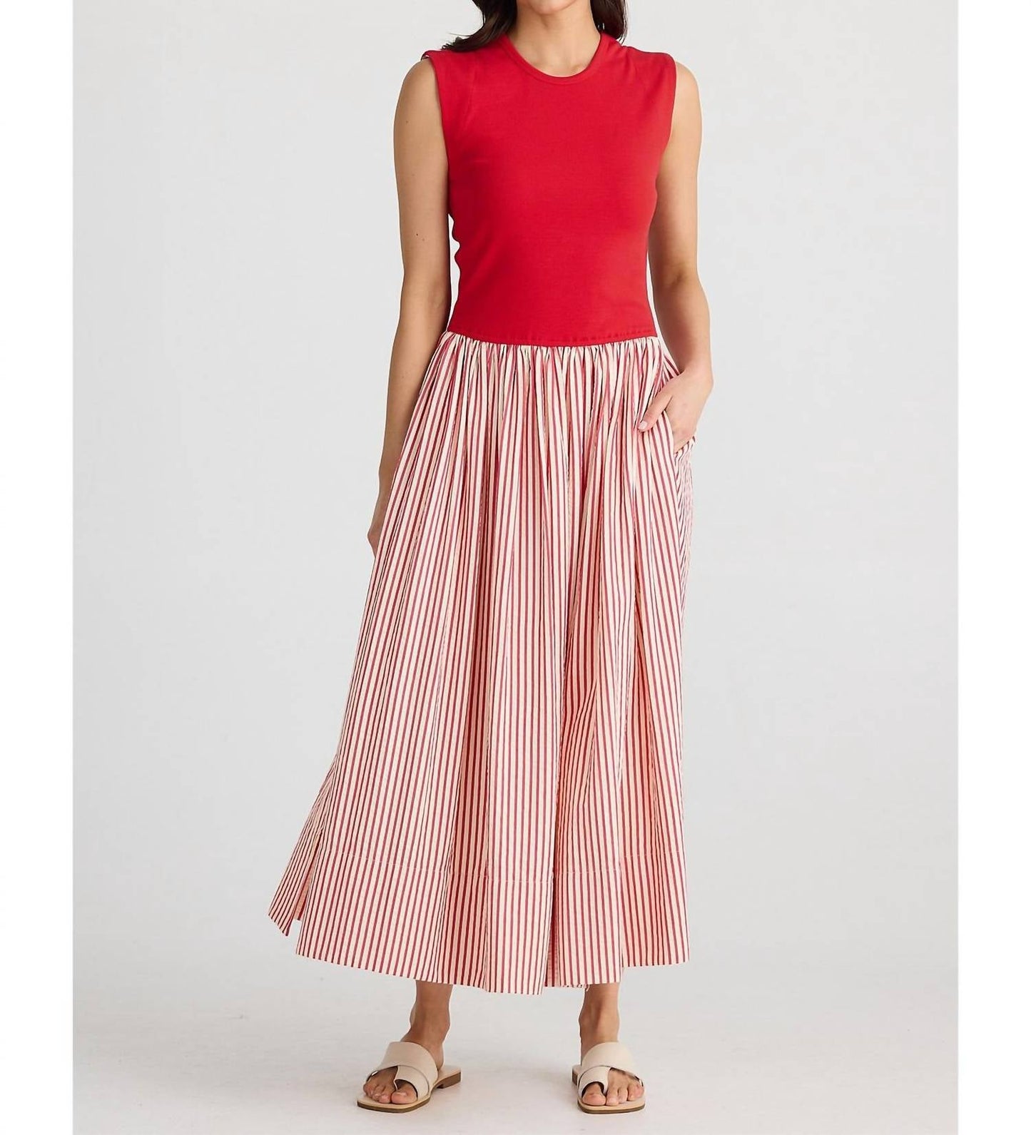Brave + True - Daphne Stripe Maxi Dress