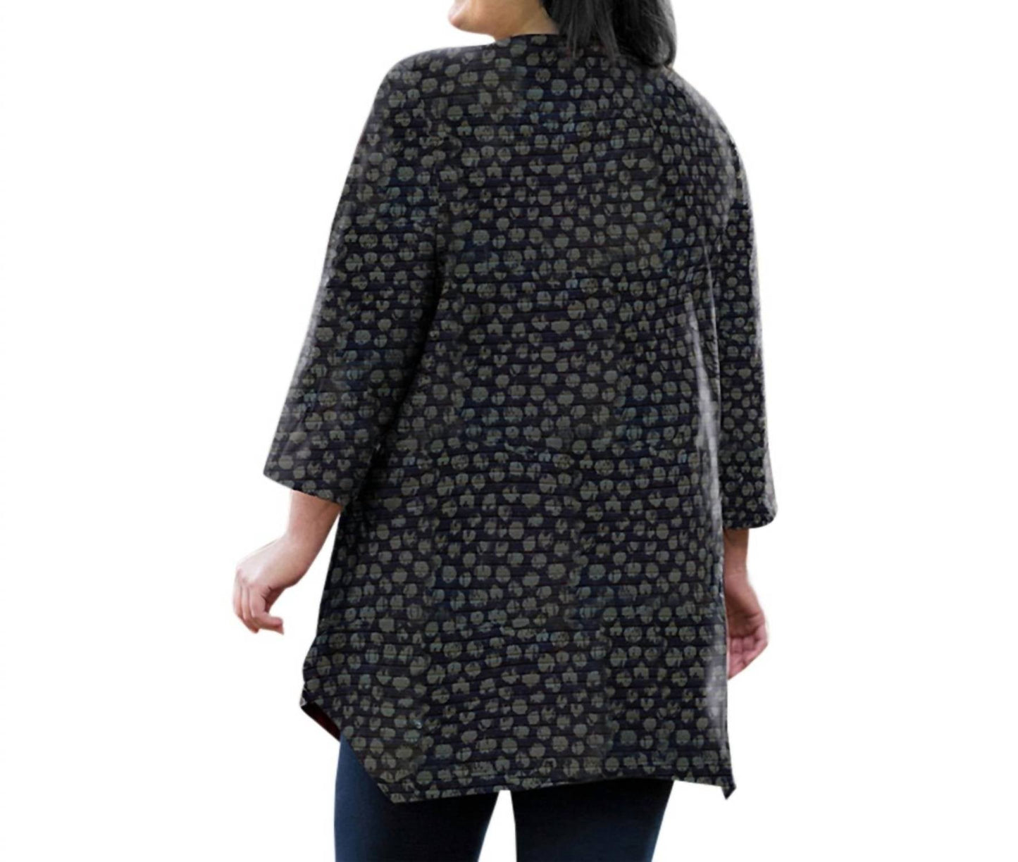 On The Plus Side - Printed Matsin Tunic - Plus