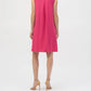 Joseph Ribkoff - V-neck Cap Sleeve Trapeze Dress