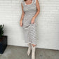 Z Supply - Gisele Striped Sleeveless Midi Dress