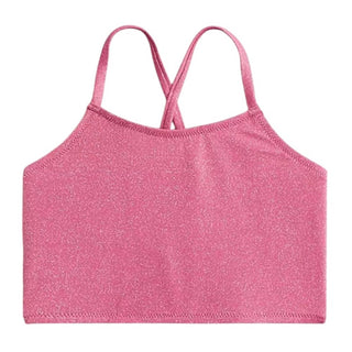 J.Crew - GIRLS SHIMMER TOP SWIMSUIT WITH UPF 50+