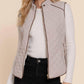 Active Usa - Quilted Zip Up Vest