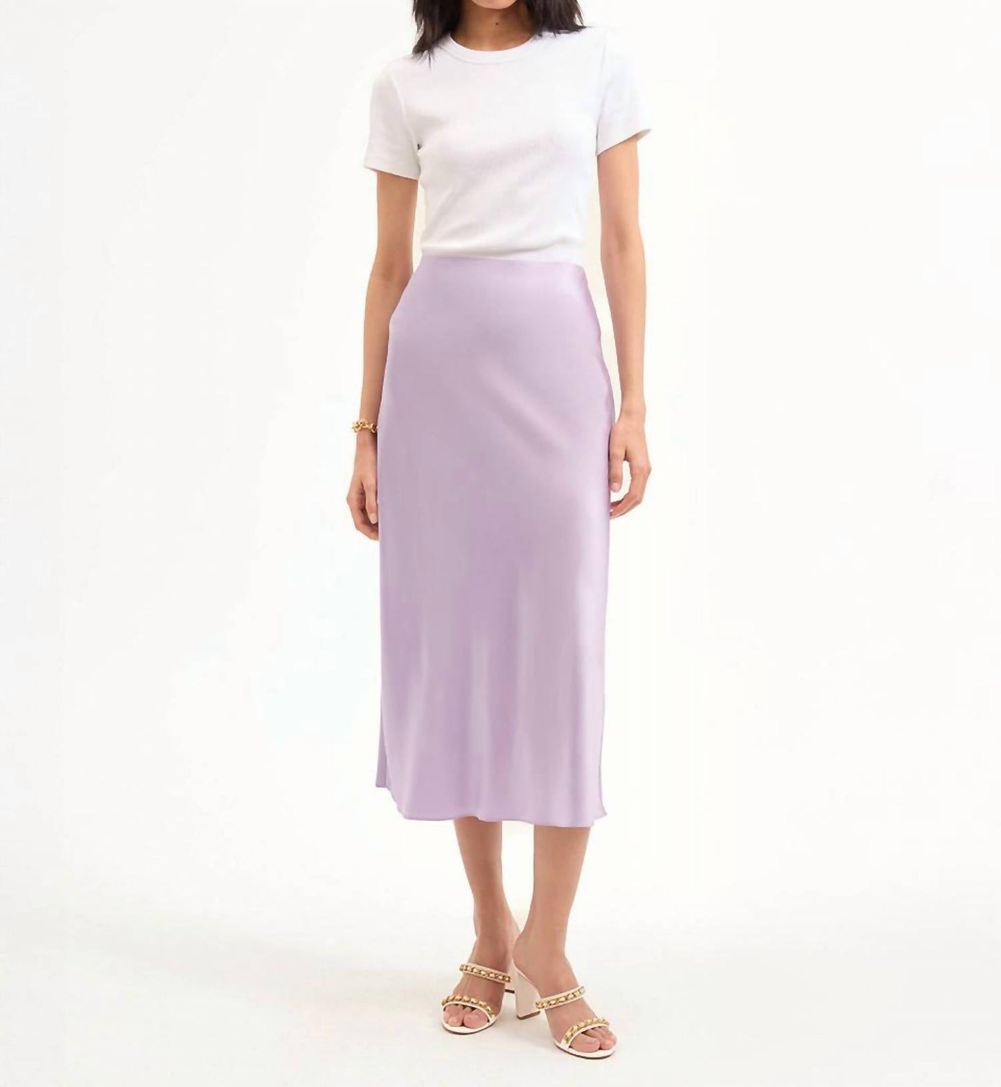 Veronica Beard - Clover Stretch-silk Slip Midi Skirt