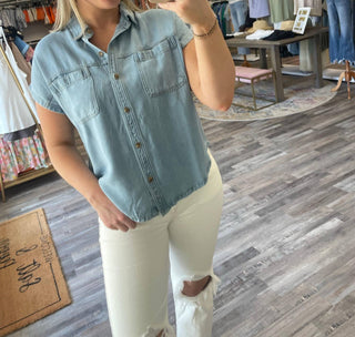 Blu Pepper - Short Sleeve Button Down Shirt