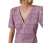 Nation Ltd - Joelene V-Neck Short Sleeve Top