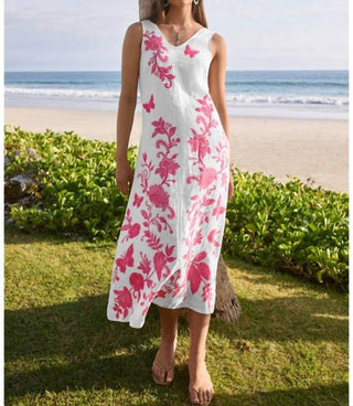 Johnny Was - DOUBLE V‑NECK TANK DRESS Alycia