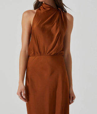 Astr - Jelyn Satin Midi Dress